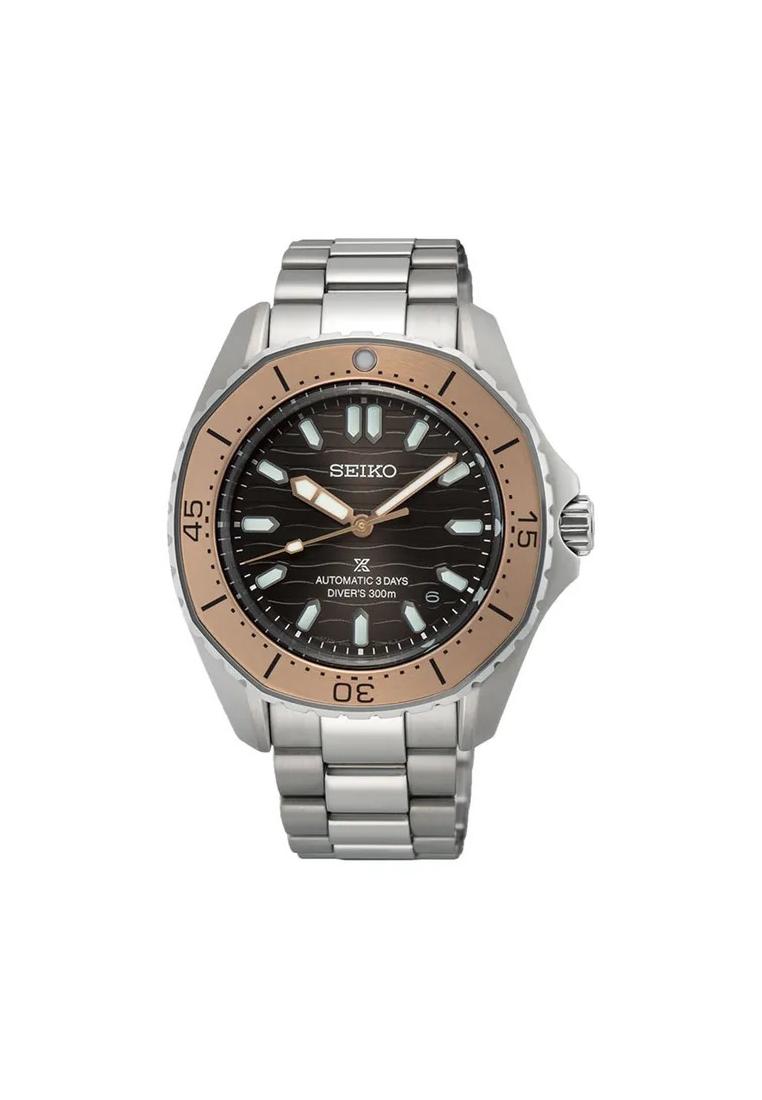 Jam Tangan Pria Seiko SPB485J1 Diving Watch Stainless Steel Abu-abu Metalik