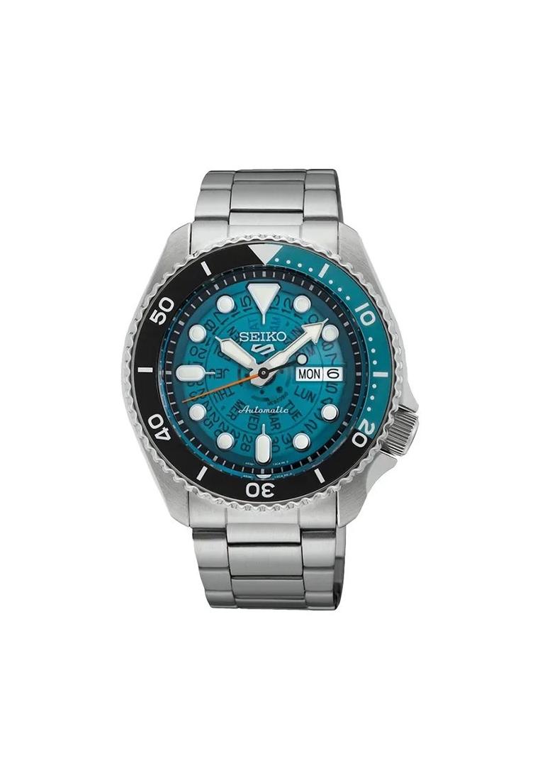 Seiko Jam Tangan Pria Seiko 5 Sports SRPJ45K1 Sports Style Blue Dial Stainless Steel Strap