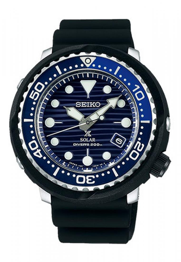 Seiko Jam Tangan Pria Seiko Prospex Tuna The Ocean Solar Diver Original Garansi Resmi Strap Rubber B