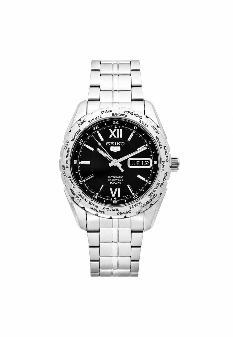 Seiko SNZG61K1 Automatic Silver Dasar Hitam