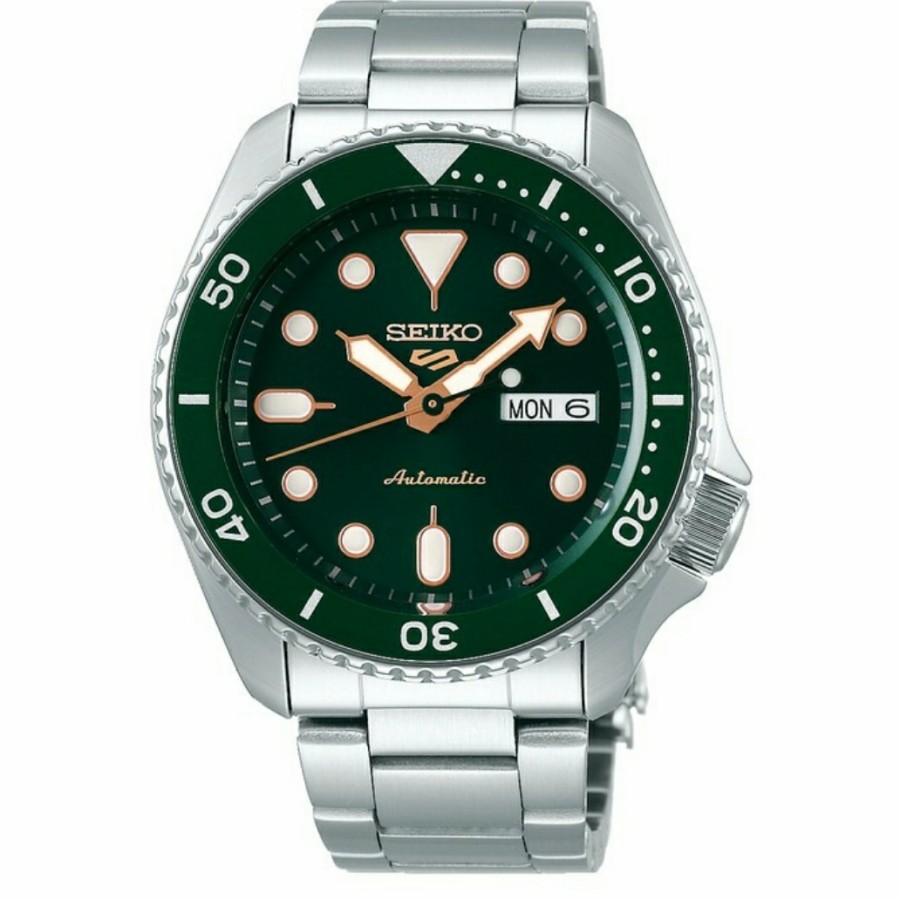 Seiko SRPD63K1 Silver Dasar Hitam Cowok