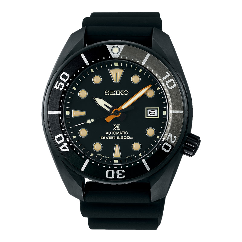 Seiko Jam Tangan Pria Seiko Prospex SPB125J1 Automatic Black Series Divers 200M Water Resistance Lim