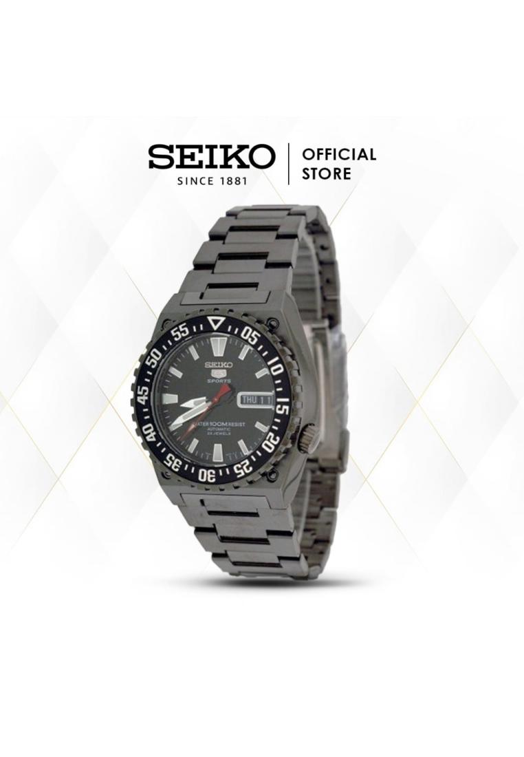 Seiko Jam Tangan Pria Seiko 5 SNZD73K1 Stainless Steel Black Dial SNZD73 Automatic Original