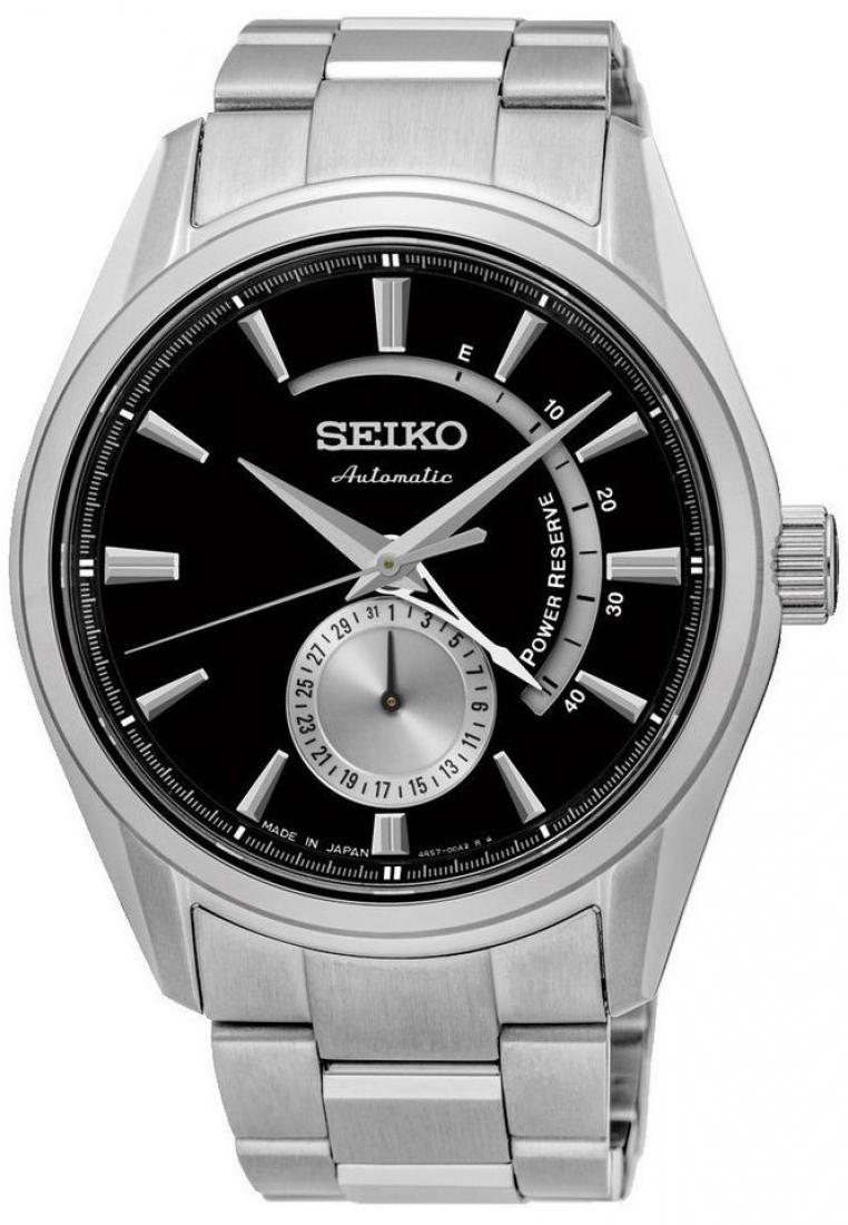 Seiko Jam Tangan Pria Seiko Jdm SSA305J1 Strap Stainless Steel Silver Black Dial