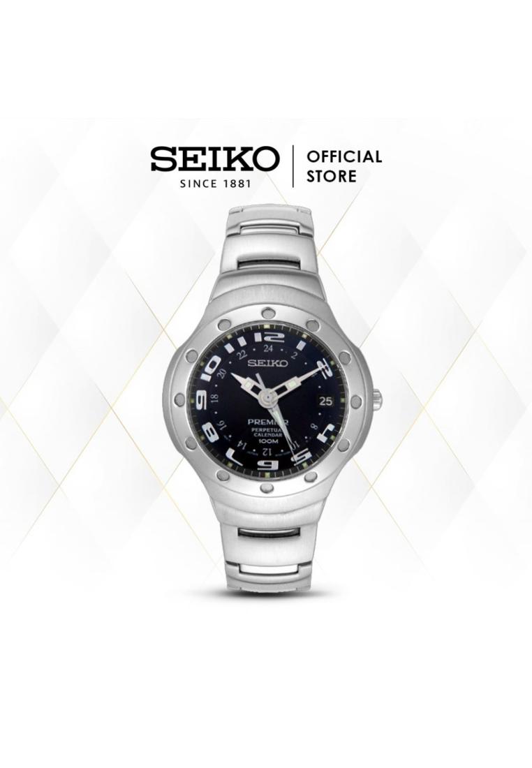 Seiko Jam Tangan Pria Seiko Premier Classic SLT067 Perpetual Calendar Ori