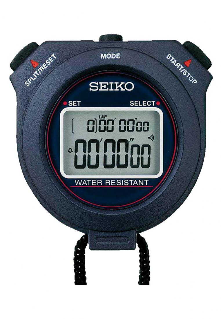 Seiko Stopwatch Digital Seiko Original Garansi Resmi S23589P1 / S23589P / S23589 Black Plastic Case