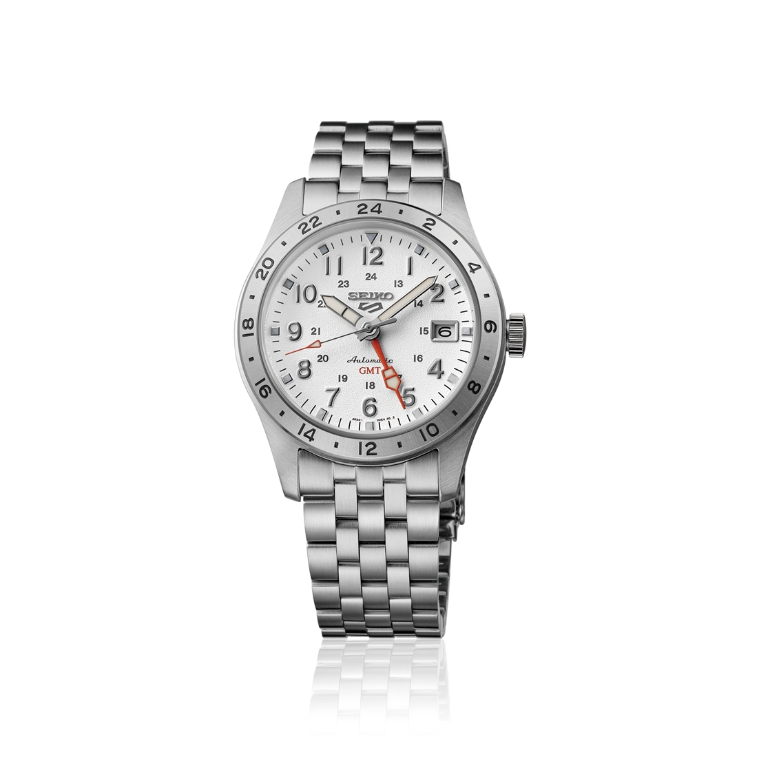 Seiko Jam Tangan Pria Seiko 5 Sports Automatic Field SSK059 SSK059K1 Analog White Polar Dial Color P