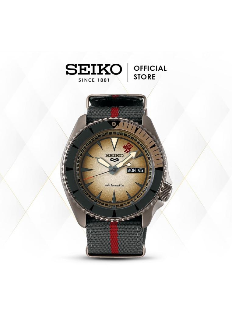Seiko Jam Tangan Pria Seiko 5 Sports Naruto & Boruto Gaara Model SRPF71K1 Original