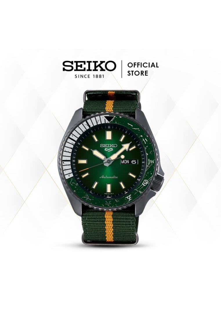 Seiko Jam Tangan Pria Seiko 5 Sports Naruto & Boruto Lee Model SRPF73K1 Original