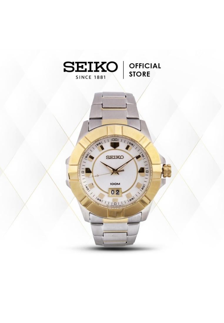 Seiko Jam Tangan Pria Seiko Lord SUR136P1 SUR136 Quartz Stainless Steel Original