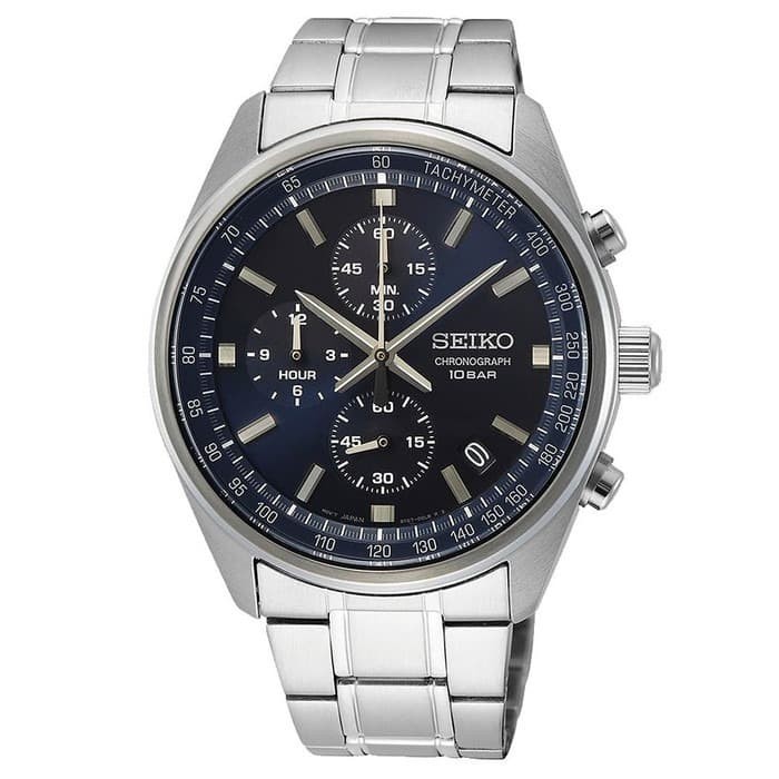 Seiko SSB377P1 rantai silver cowok