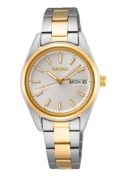 Seiko Jam Tangan Wanita Seiko Classic SUR454P1 SUR454P1X1 Strap Stainless Steel Dual Tone Color Wome