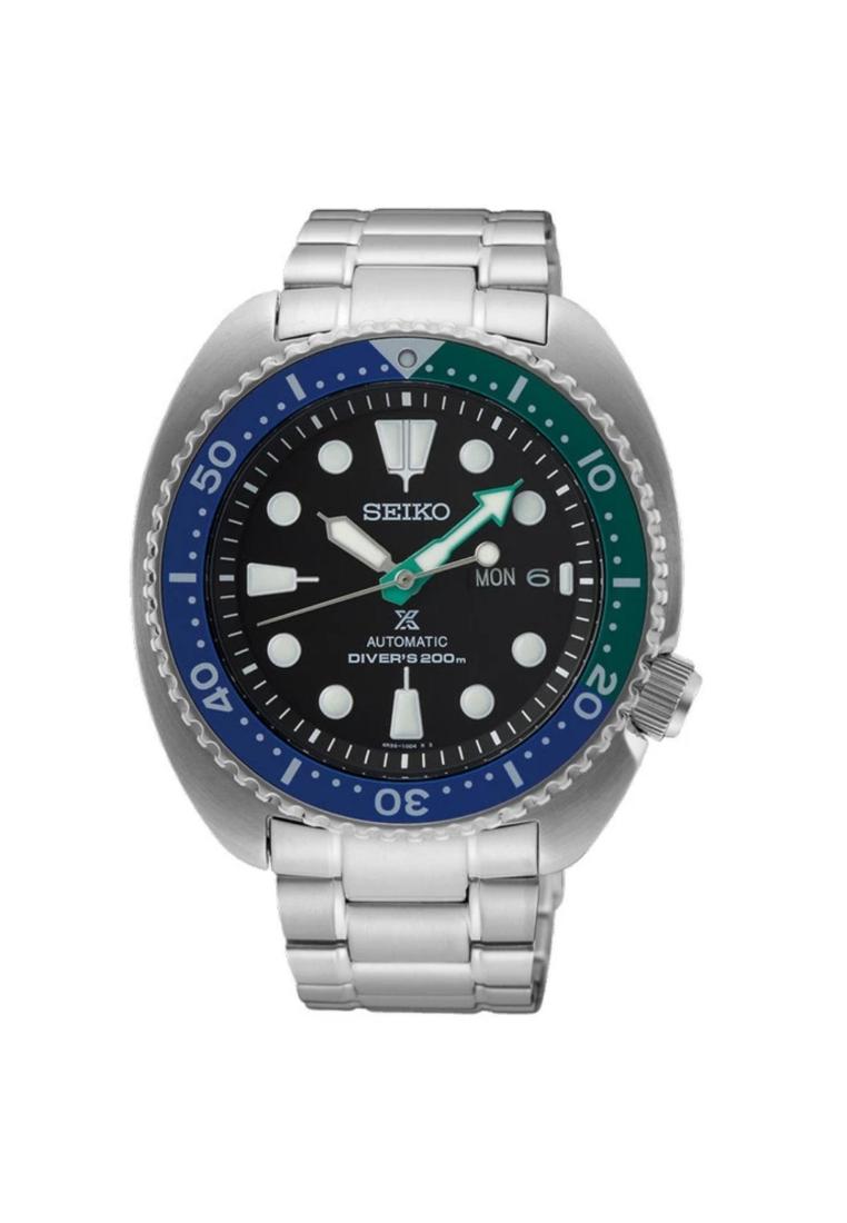 Seiko SRPJ35K1 Silver Dasar Hitam Cowok