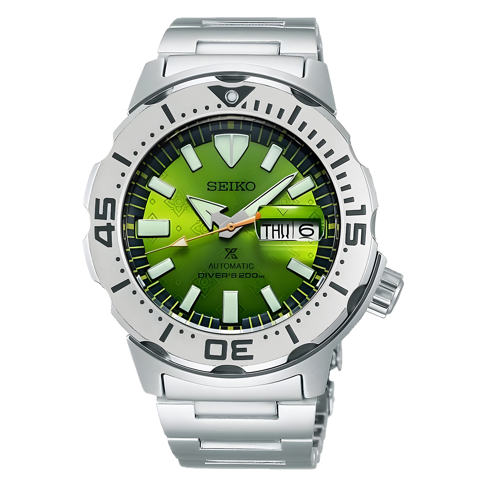 Seiko Prospex The "Prajam Yam" Thailand Monster Limited Edition - Jam Tangan Analog Pria - Silver Gr