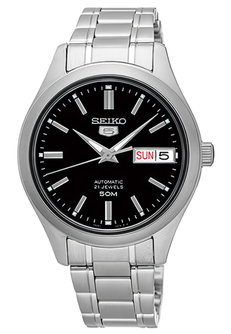 Seiko 5 - Jam Tangan Automatic Pria - Silver - Stainless Steel - SNK883K1
