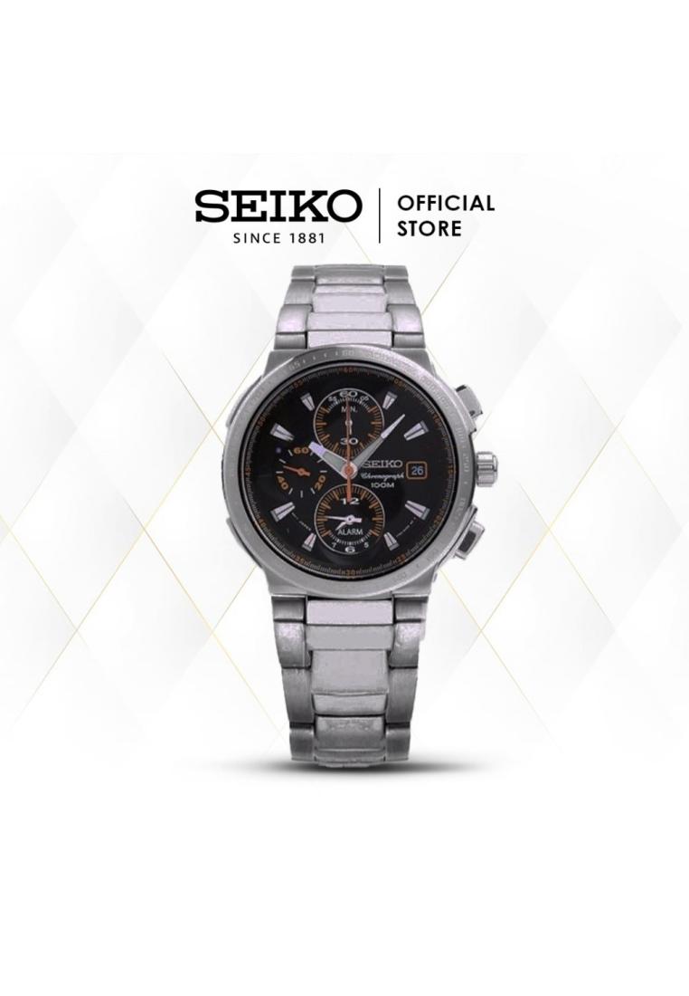 Seiko Jam Tangan Pria Seiko Chronograph SNA701 SNA701P1 Original