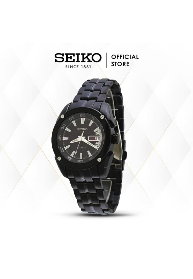 Seiko Jam Tangan Seiko Pria Automatic SRP007 Stainless Hitam Original