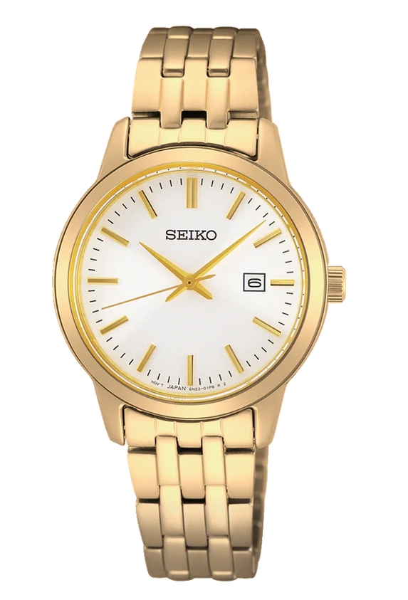 Seiko Women SUR412P1 Stainless Steel Gold