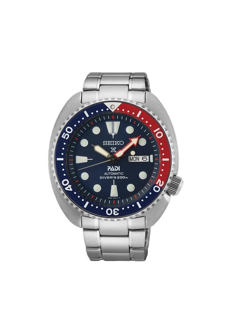 Seiko Jam Tangan Pria Seiko Prospex SRPE99K1 PADI Turtle Automatic Divers Pepsi Blue Dial Stainless 