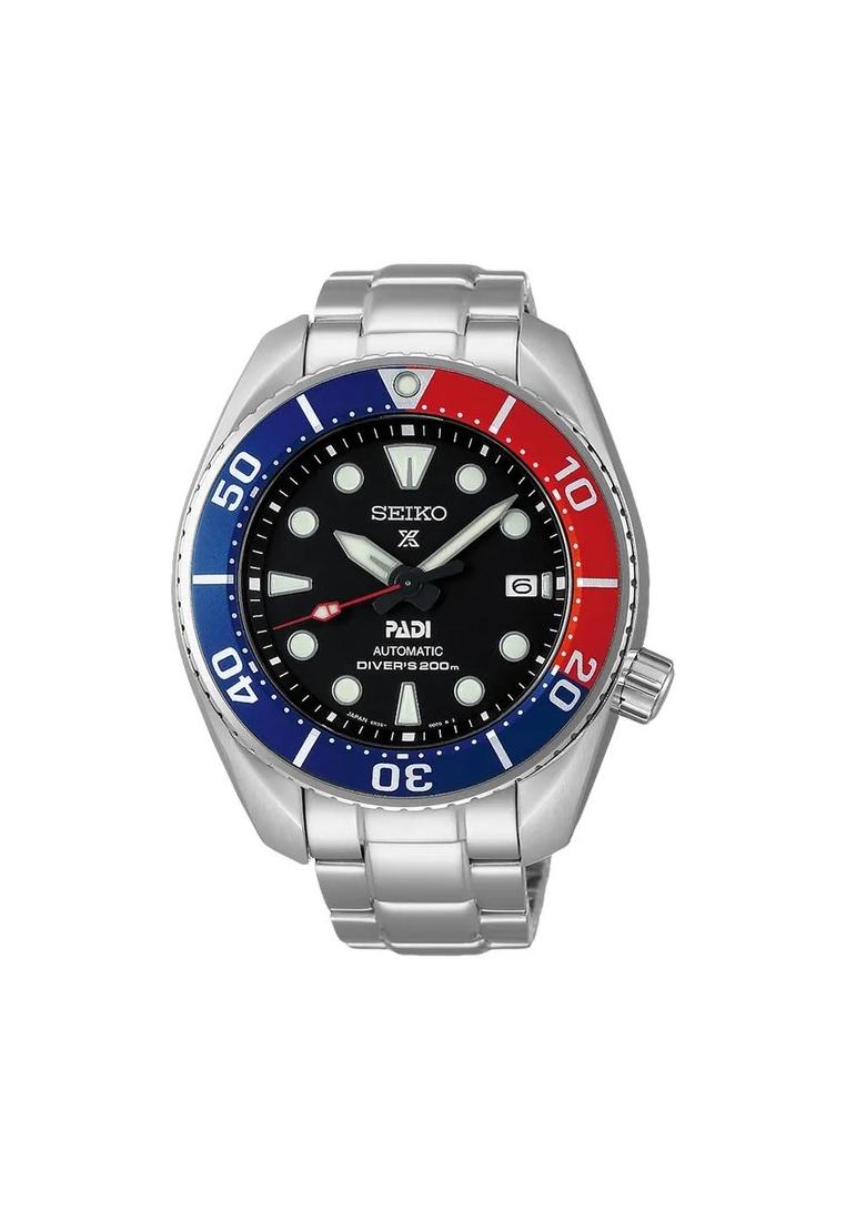 Seiko Jam Tangan Pria Seiko Prospex SPB181J1 PADI Sumo Pepsi Automatic Black Dial Stainless Steel St