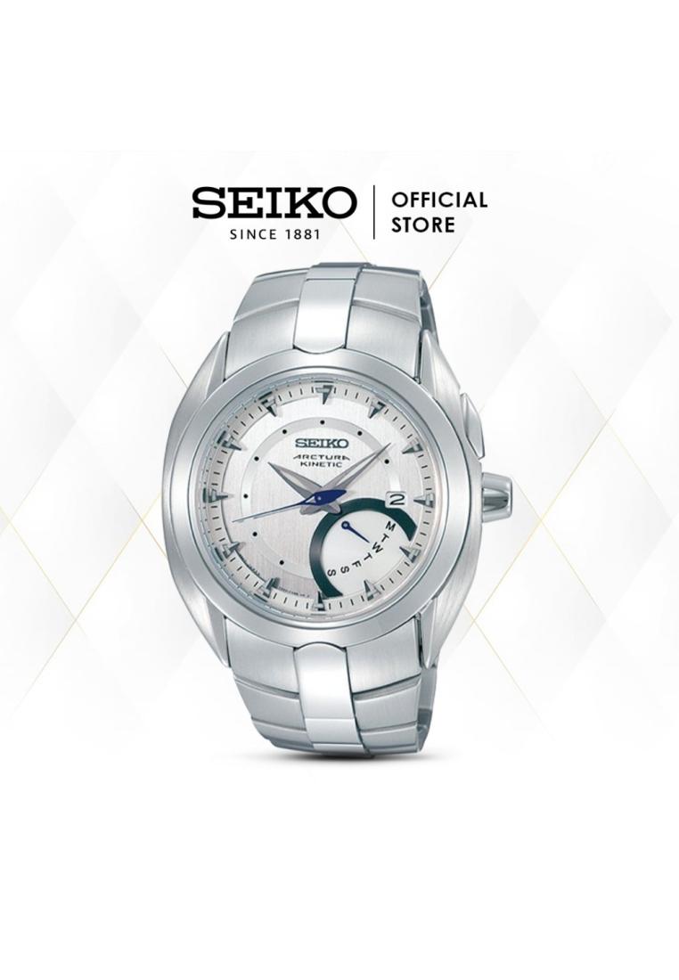 Seiko Jam Tangan Pria Seiko Arctura Kinetic Retrogate Day Indicator SRN007P1 Original