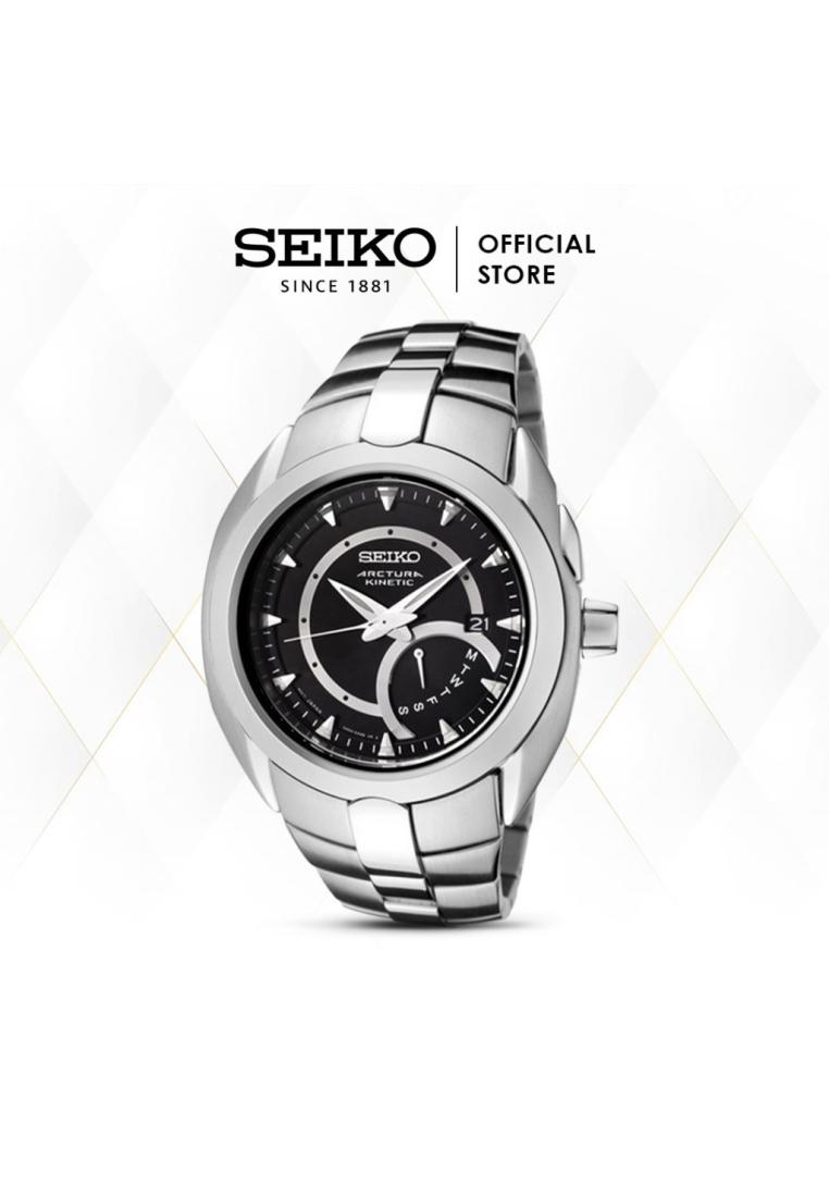 Seiko Jam Tangan Pria Seiko Arctura Kinetic Retrogate Day Indicator SRN009P1 Original