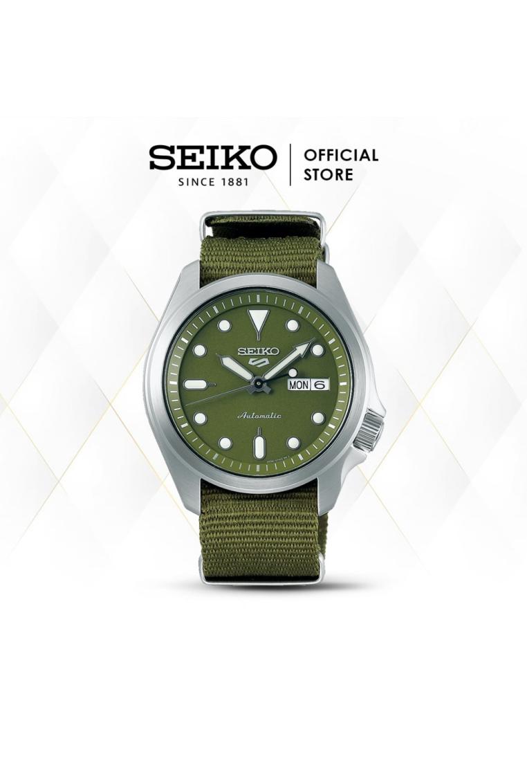 Seiko Jam Tangan Pria Seiko 5 Sport Nylon Automatic SRPE65K1 Original