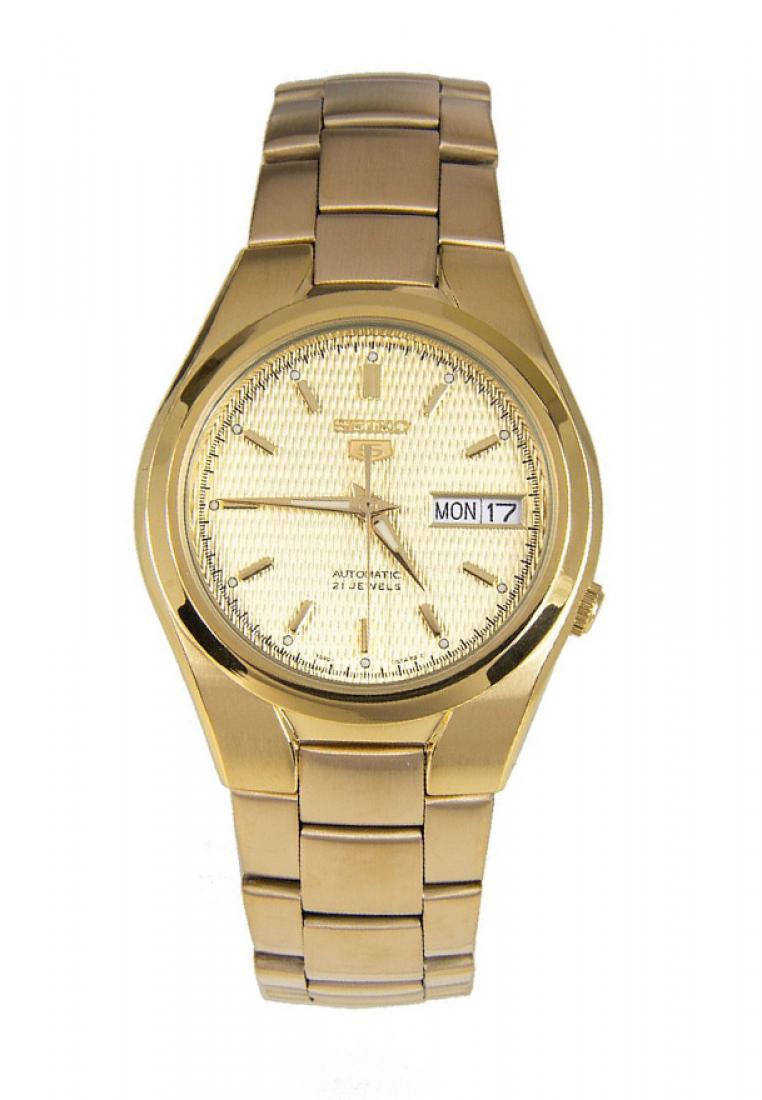Seiko Jam Tangan Pria Seiko 5 Original Garansi Resmi Strap Stainless Steel Gold SNK610k1 SNK610 Gold