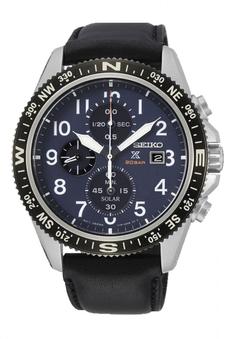 Seiko Jam Tangan Pria Seiko Prospex Land Original Garansi Resmi SSC737P1 SSC737 Strap Black Leather 
