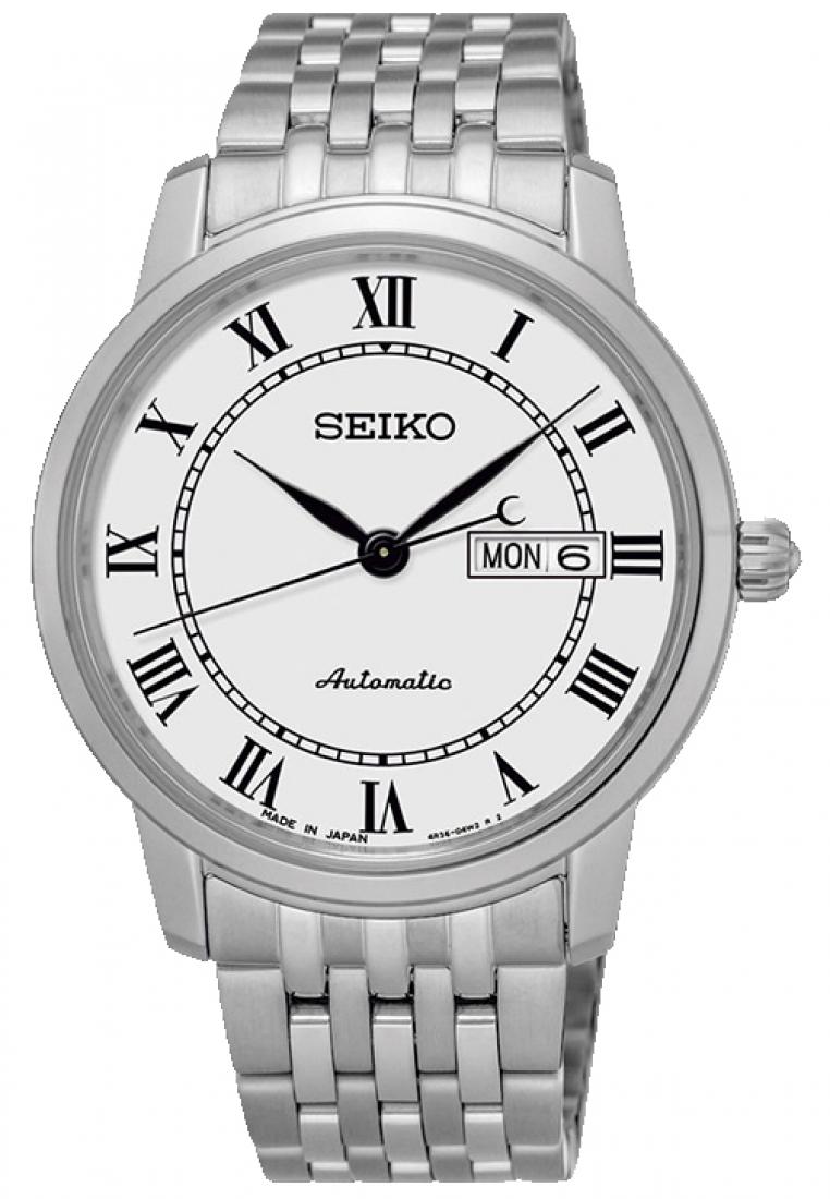 Seiko Jam Tangan Pria Seiko Presage Original Garansi Resmi SRP761J1 SRP761 Strap Stainless Steel Sil