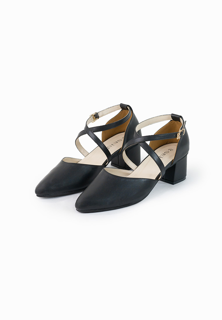 SEIS Agnes Sepatu Mules Wanita | Sepatu Heels Wanita Hak 5 cm
