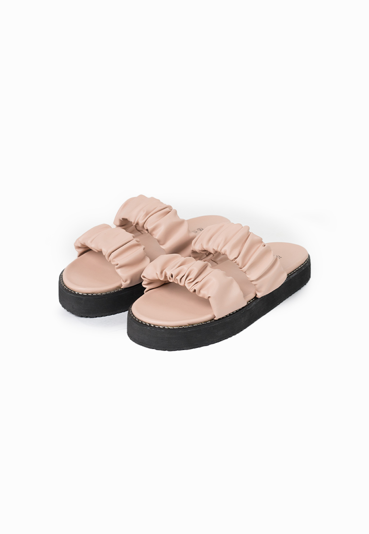 SEIS shoes Evelyn Sandal Wanita Platform Casual - Cream