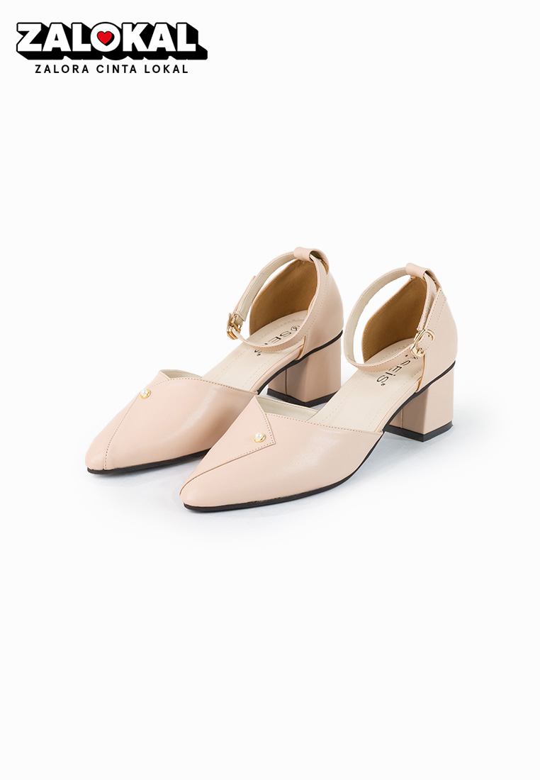 SEIS Citra Sepatu Mules Wanita | Sepatu Heels Wanita Hak 5 cm