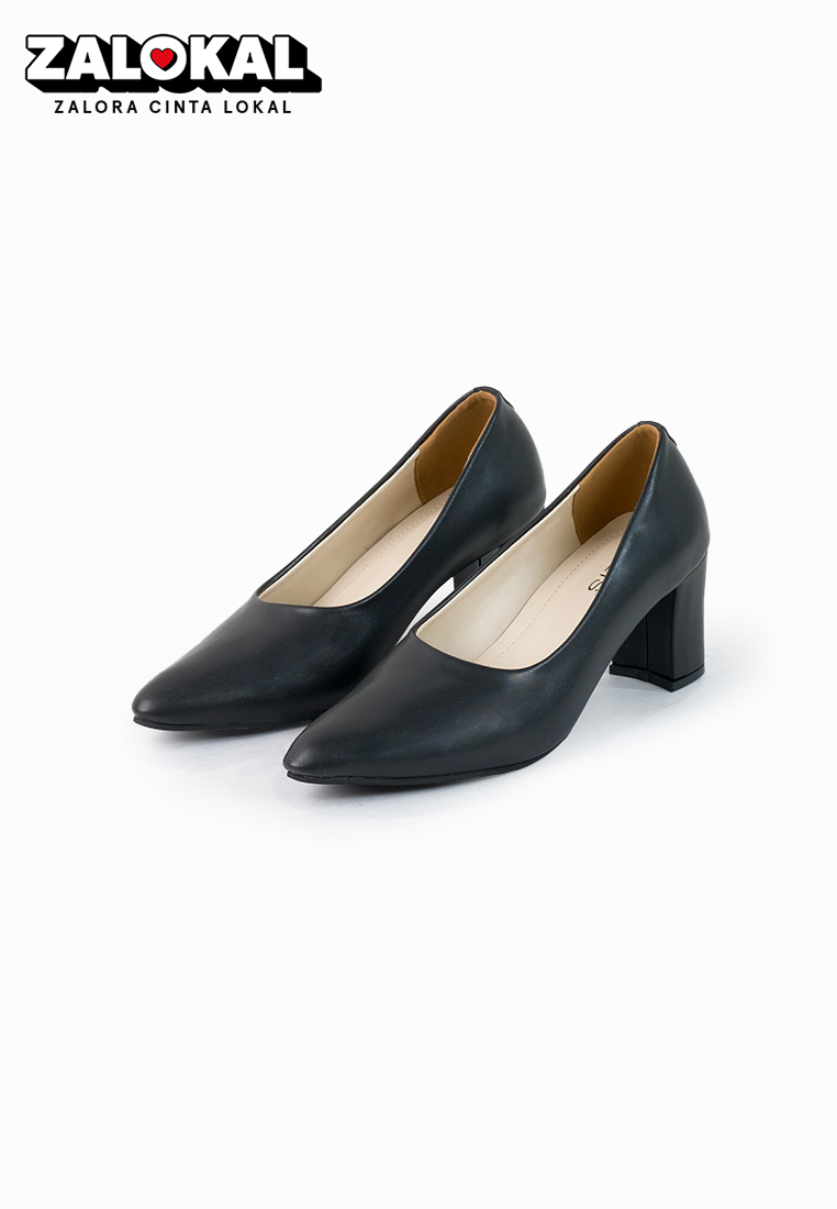 SEIS Vomo Sepatu Kerja Wanita | Sepatu Heels Wanita Hak 7 cm