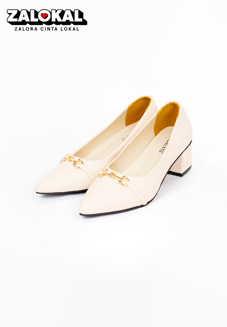 SEIS Hazel Pantofel Wanita | Sepatu Heels Wanita Hak 5 cm