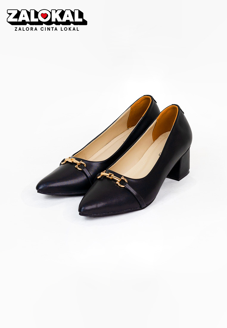 SEIS Hazel Pantofel Wanita | Sepatu Heels Wanita Hak 5 cm