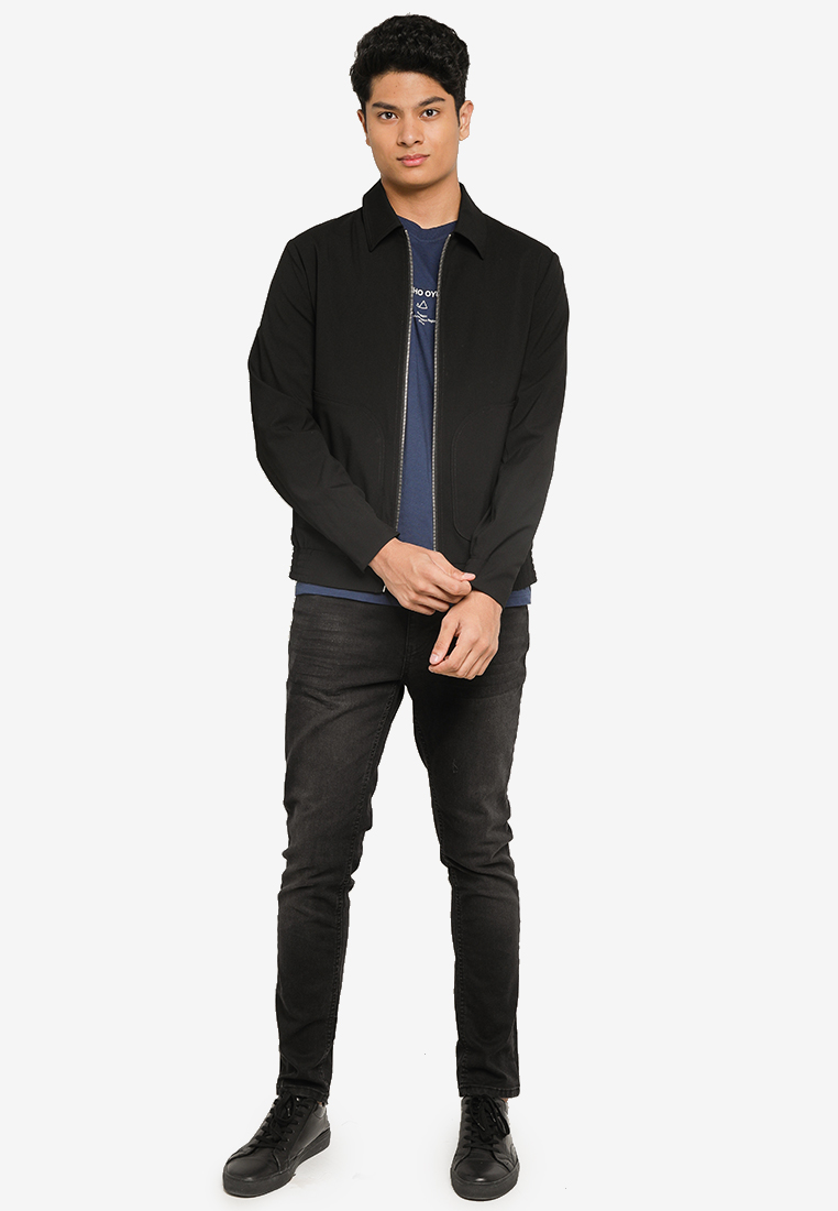 selected homme navy jacket