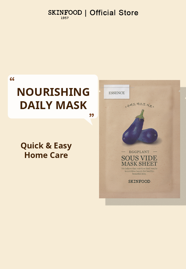 SKINFOOD - Eggplant Sous Vide Mask Sheet