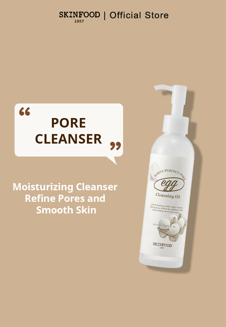 SKINFOOD - EGG WHITE PERFECT PORE CLEANSING OIL