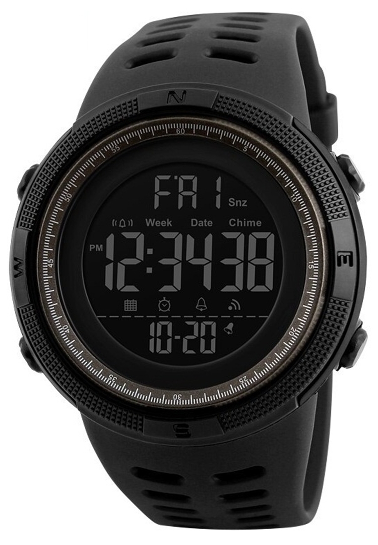 SKMEI Jam Tangan Kasual Digital Pria Waterproof 50m Strap Tali Material Silicone HT65 ORIGINAL