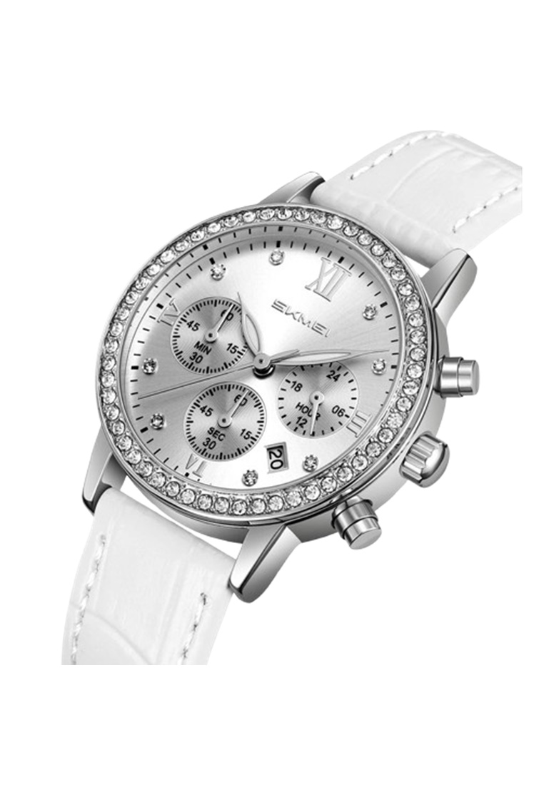 SKMEI Jam Tangan Analaog Wanita 9384 WR 30M ORIGINAL  - White