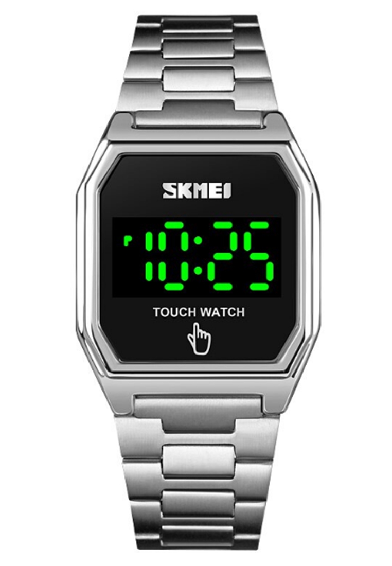 SKMEI Jam Tangan Digital Pria LED Touch Screen Waterproof Many Function Tali Strap Material Stainles