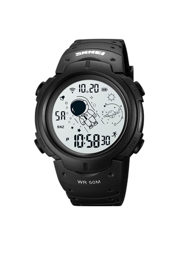 SKMEI Jam Tangan Digital Pria - 1820 - Black White ORIGINAL