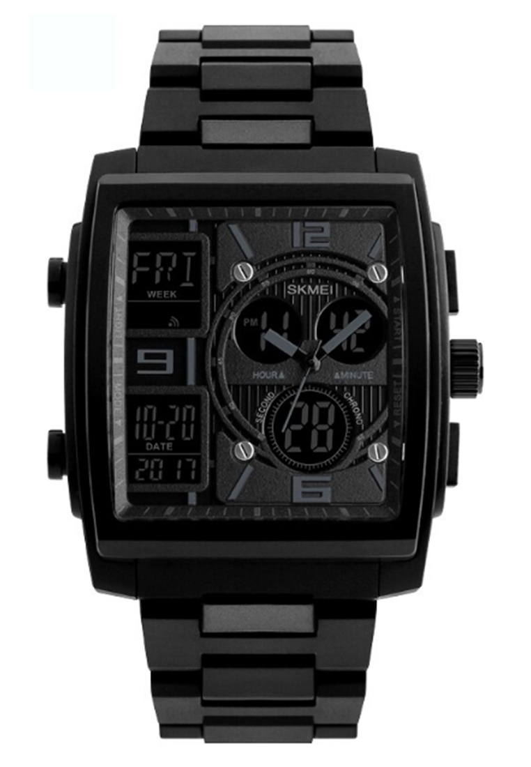SKMEI Jam Tangan Casual Analog Digital Sporty Pria Waterproof Strap Tali Material ABS PU JH55 ORIGIN