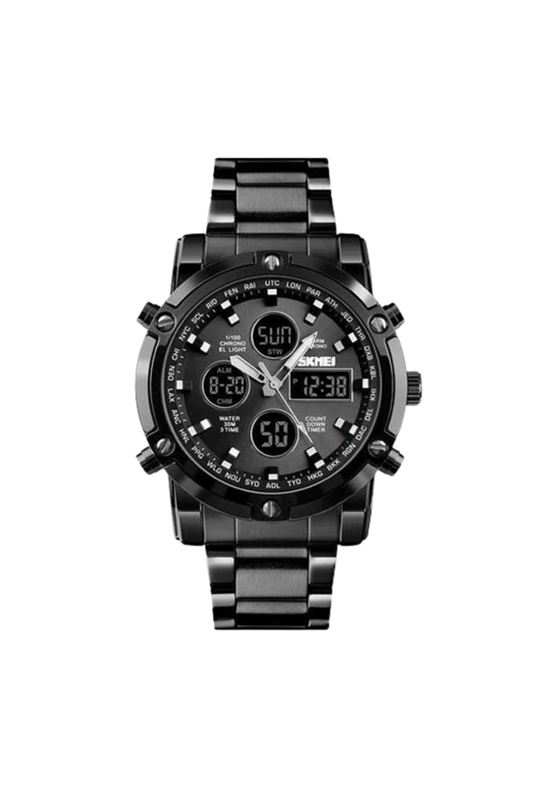 SKMEI Jam Tangan Pria / SKMEINDONESIA 1389 / Stainless Steel / Jam Tangan AD SKMEI ORIGINAL
