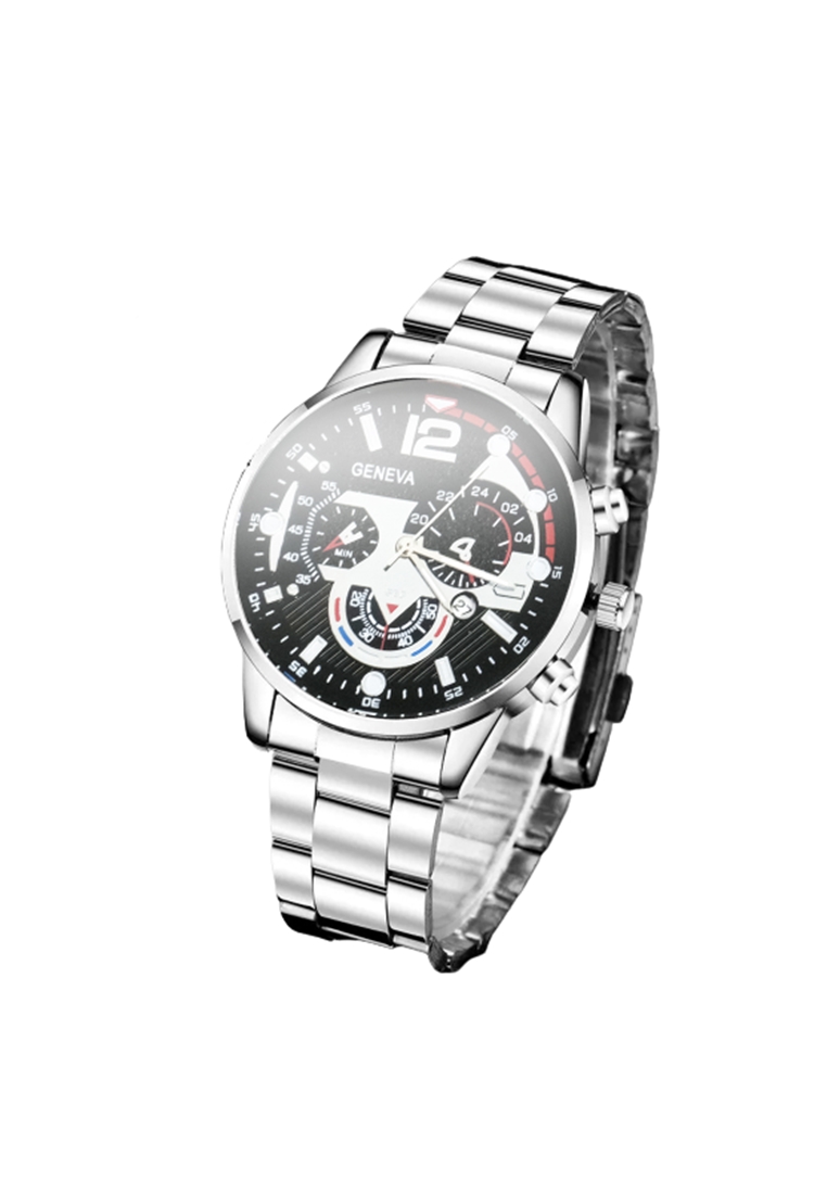 SKMEI Geneva Jam Tangan Analog Pria Waterproof Stainless Steel Luminous DS1531 ORIGINAL