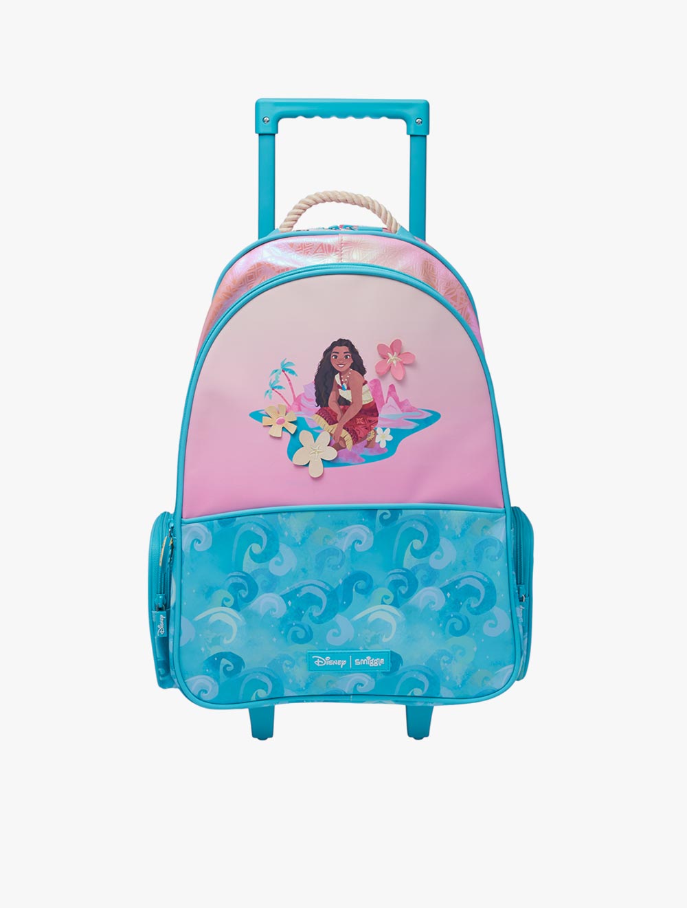 Smiggle Bag Bagpack Trolley Lt Moana - IGL457122PNK