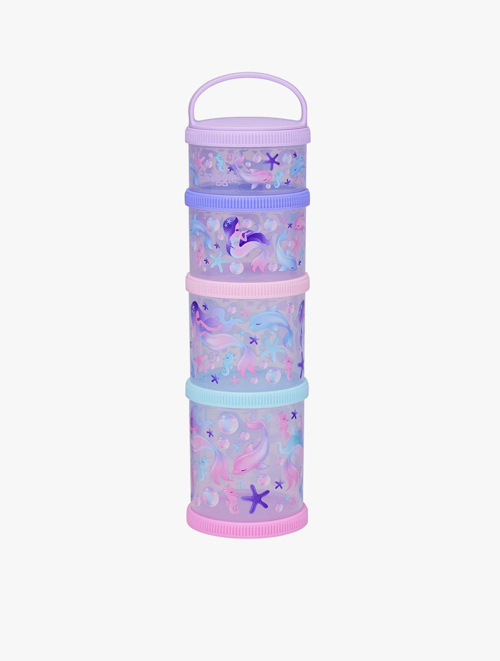 Smiggle Aspire Snack N Stack Large Snack Containers x4 - IGL459699LIL