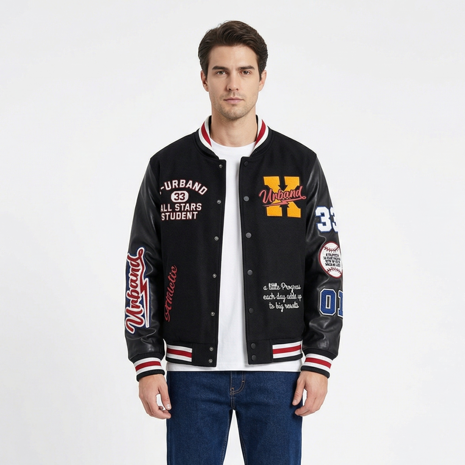 Sogno Jaket Varsity Black