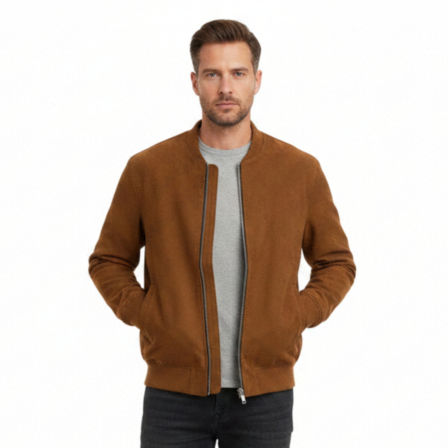 Sogno Jaket Bomber Suede